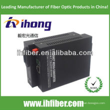 10 / 100M Fibra Óptica Media Converter Singlemode sola fibra puerto FC 20 km